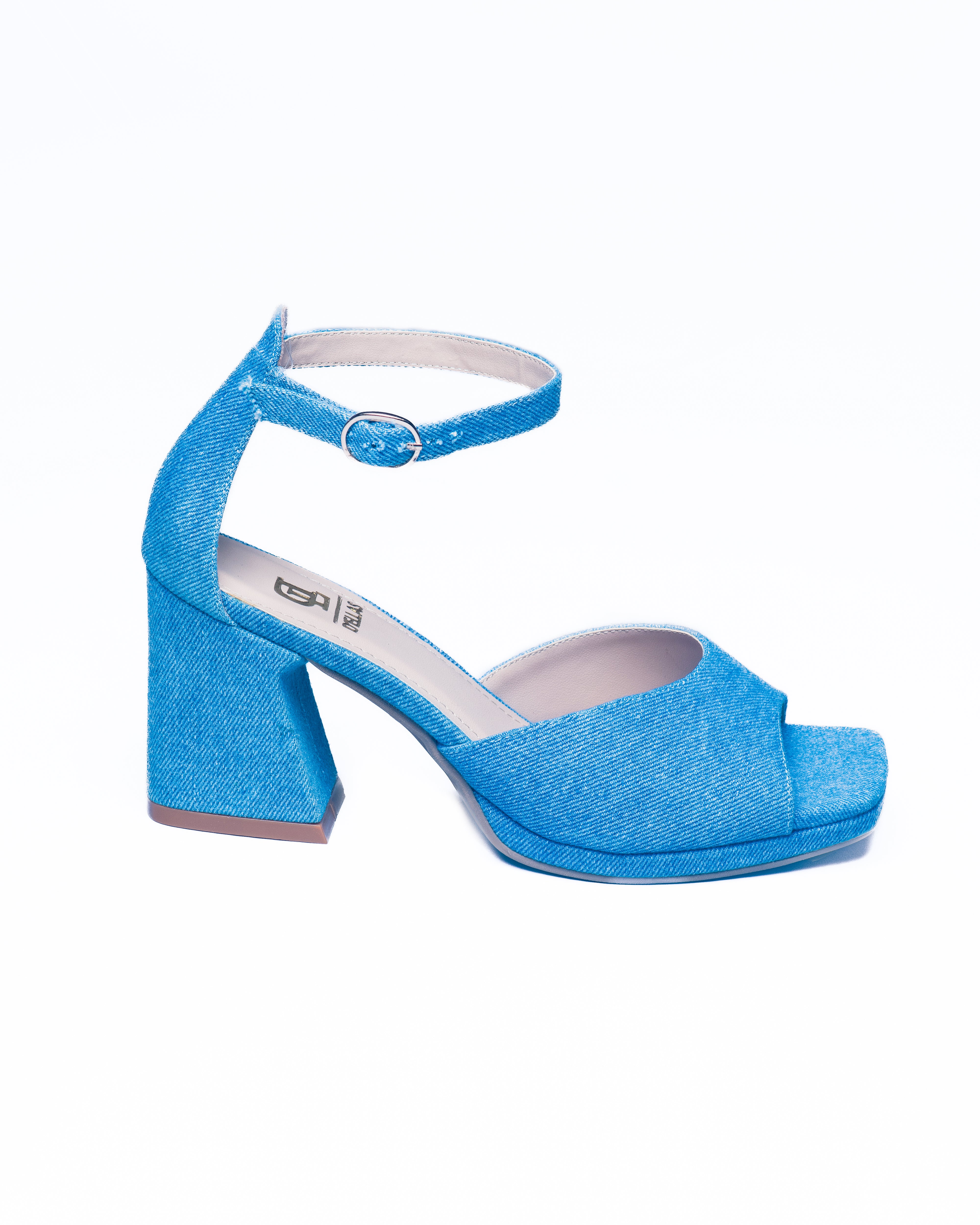 Sandalia Jean de tacón - Denim Chic