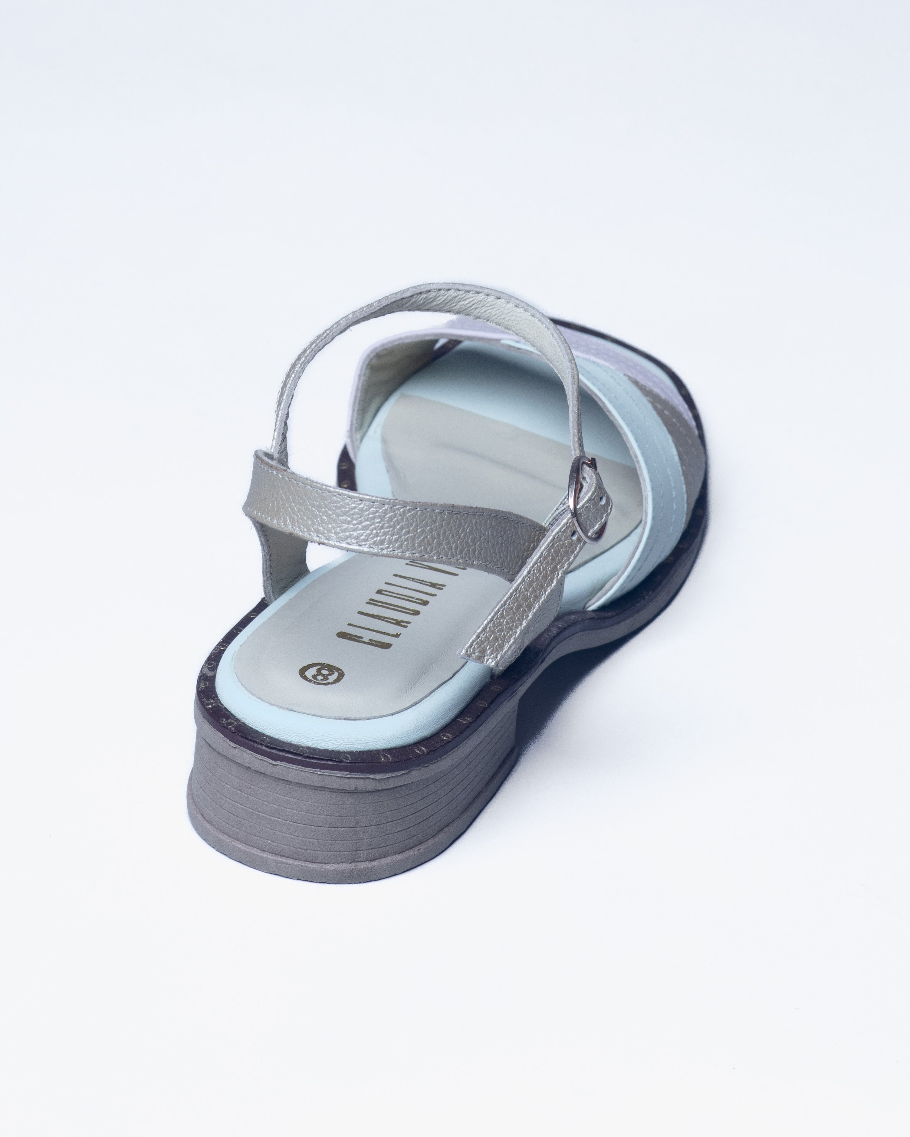Sandalias planas de cuero para mujer - Boreal
