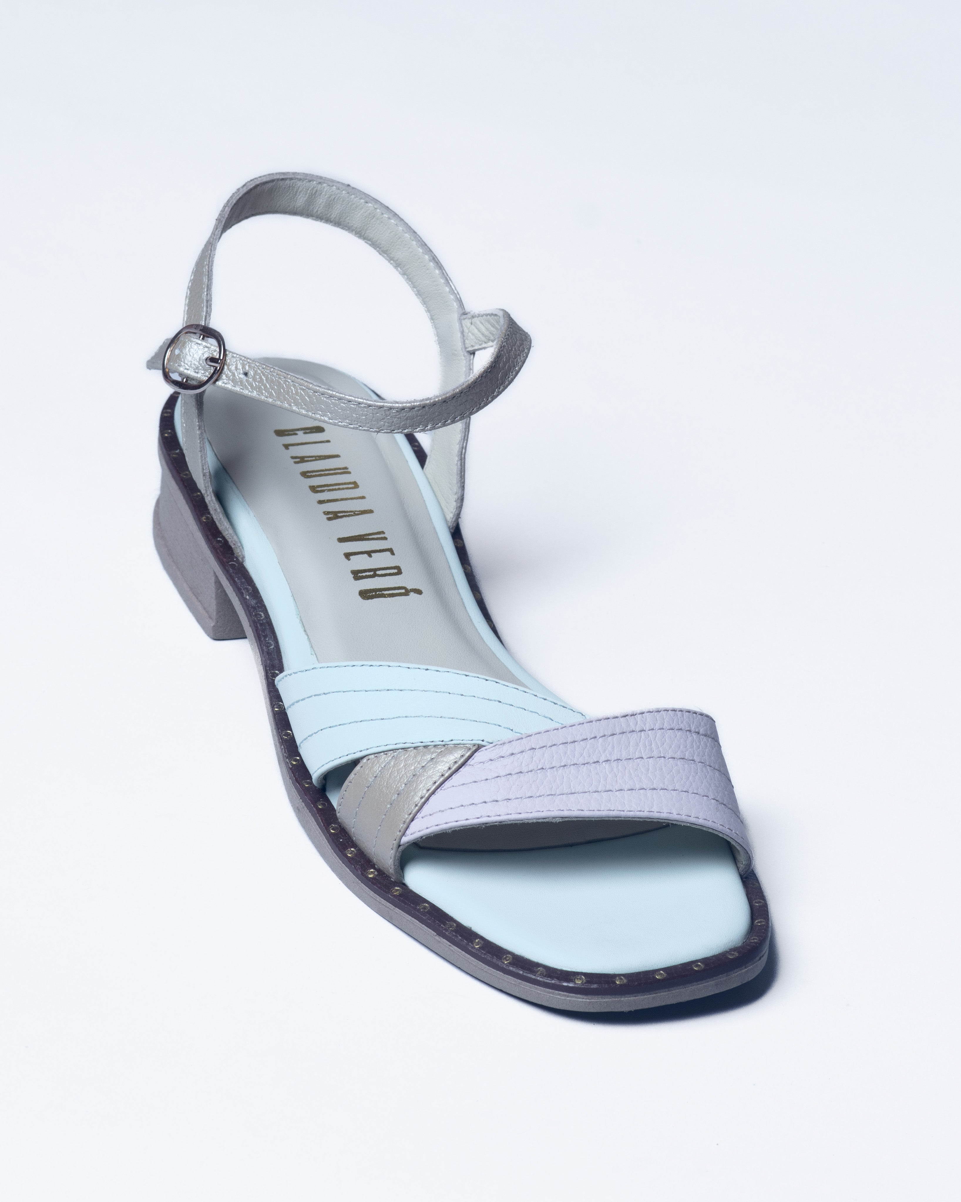 Sandalias planas de cuero para mujer - Boreal