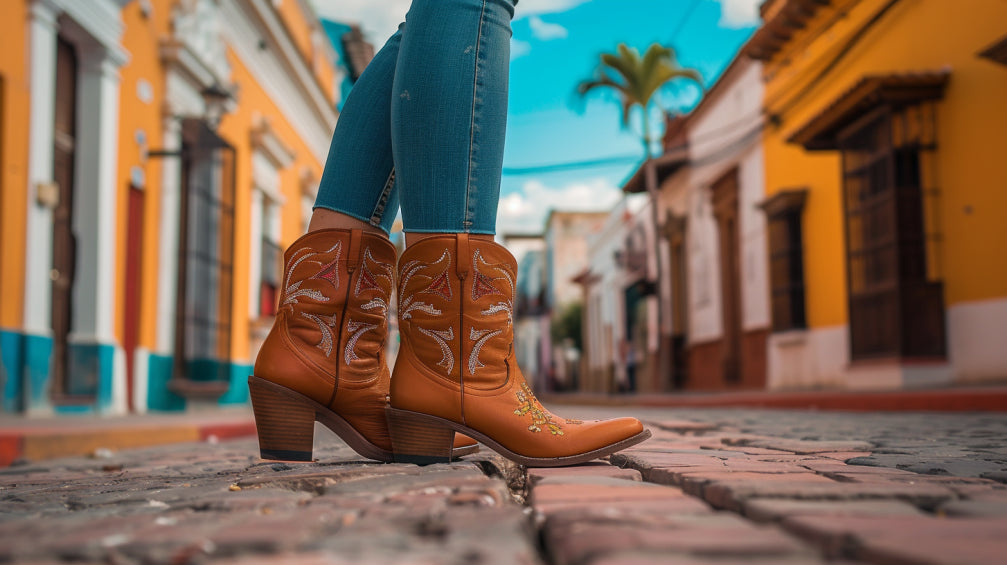 botas y botines texana en cuero trujillano en Apiat.pe